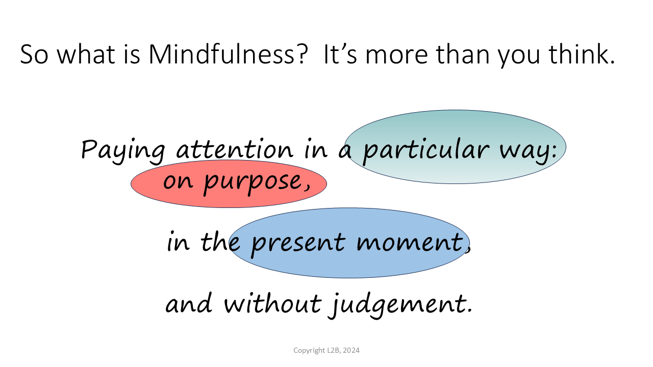 So what is Mindfulness?  It’s more than you think 43