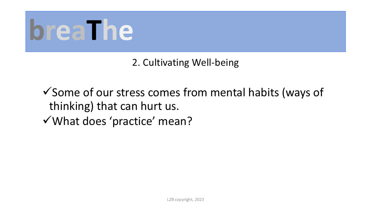 2. Cultivating Well-being 160