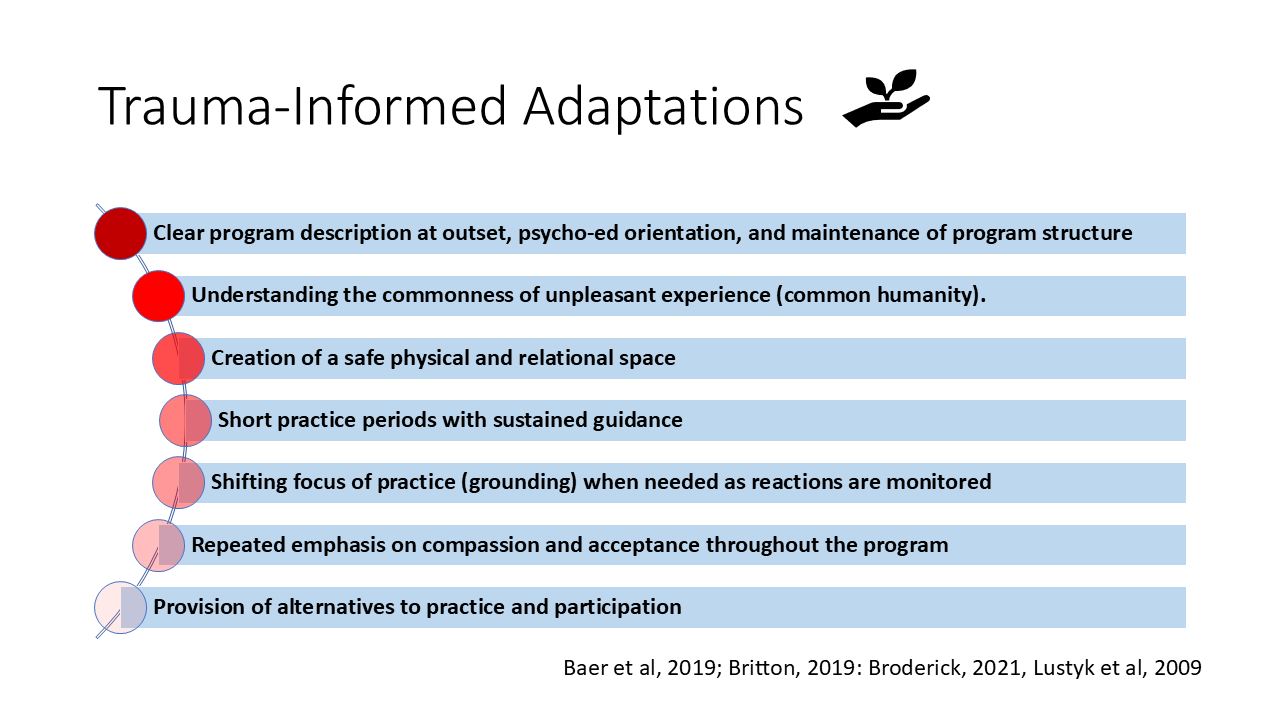Trauma-Informed Adaptations 67