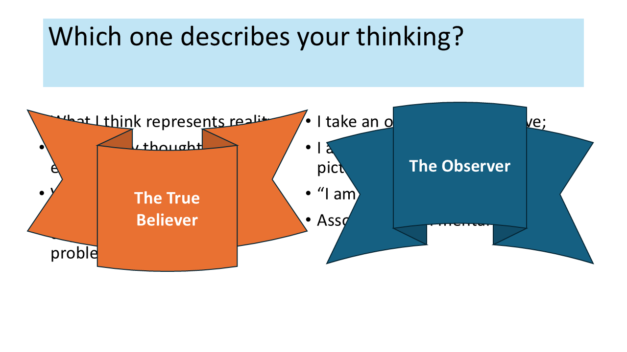 Which one describes your thinking? 94